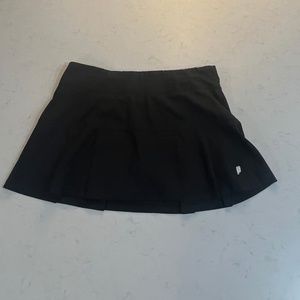 Prince Black Pleated Tennis Skirt Skort